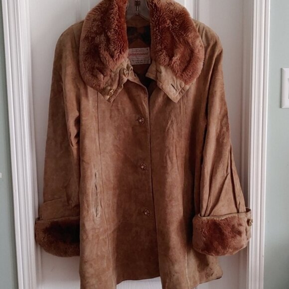 Stunning VTG Lydia Creazioni Leather Jacket - Picture 1 of 9